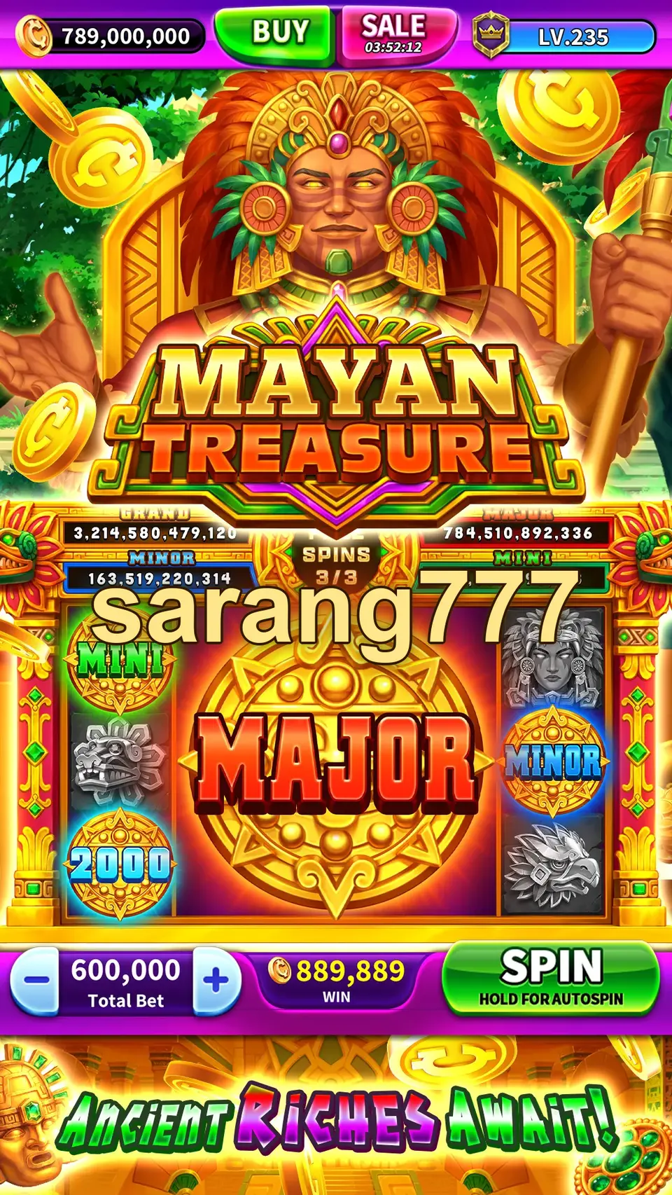 sarang777 Masuk